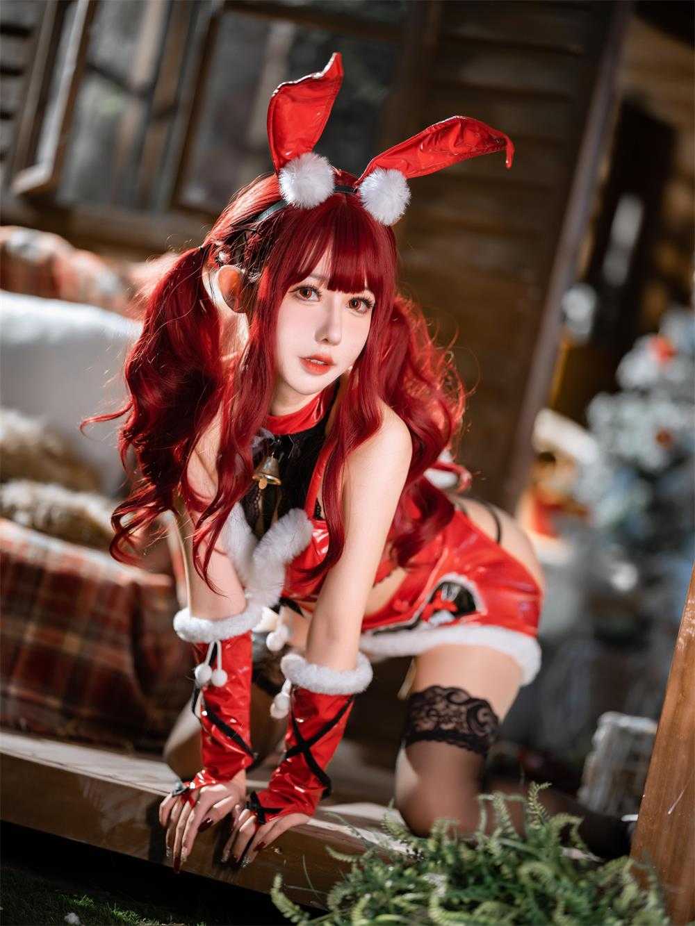 仙女月 - 红色圣诞兔 [32P/840M] 1